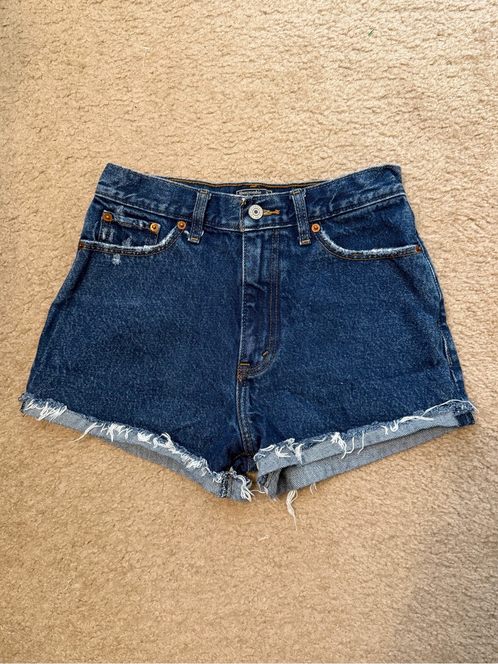 ABERCROMBIE & FITCH Annie High Rise Denim Shorts - Picture 3 of 11